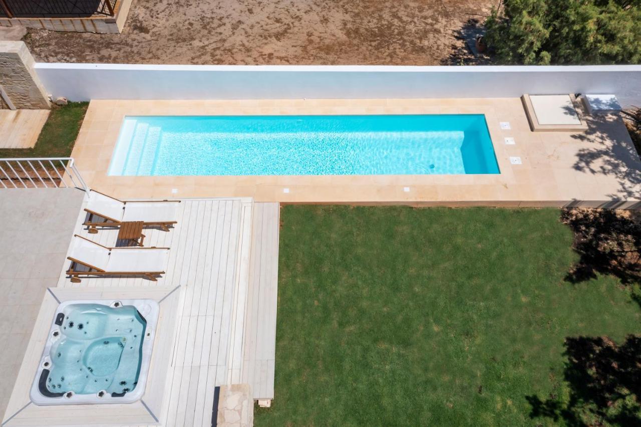 Sea View White Villa Stavros  Ngoại thất bức ảnh