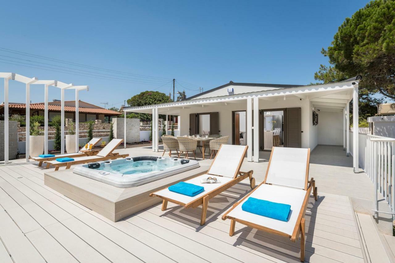 Sea View White Villa Stavros  Ngoại thất bức ảnh